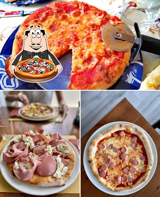 Scegli una pizza a Il Bar Dora pizzeria