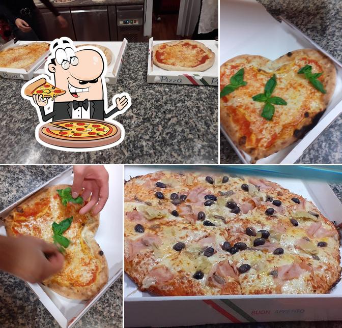 Prenez des pizzas à La Fragranza in Padella