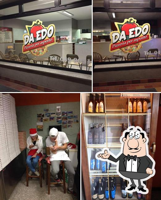Gli interni di Pizzeria Da Edo