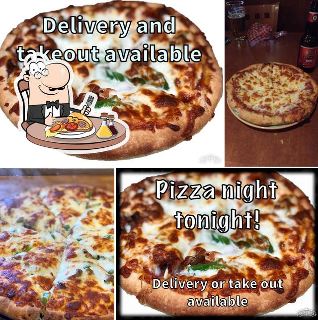 Get pizza at PJ's Restaurant Dining Lounge