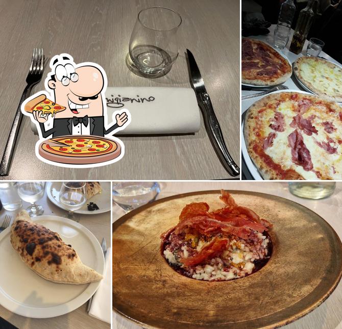 Choisissez des pizzas à Restaurant Parmigianino