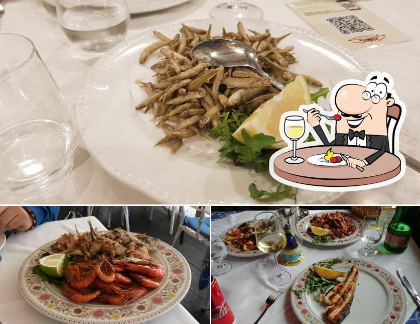 Cibo al Ristorante Zi'Ntonio Mare