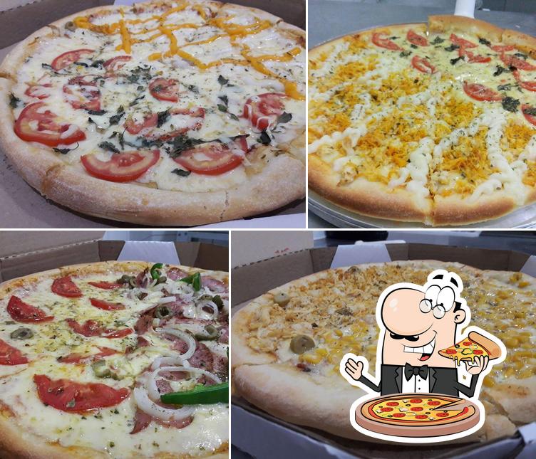 Experimente diferentes variedades de pizza