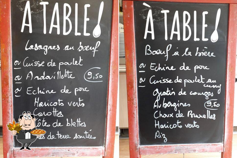 Voici une image de A table restaurant