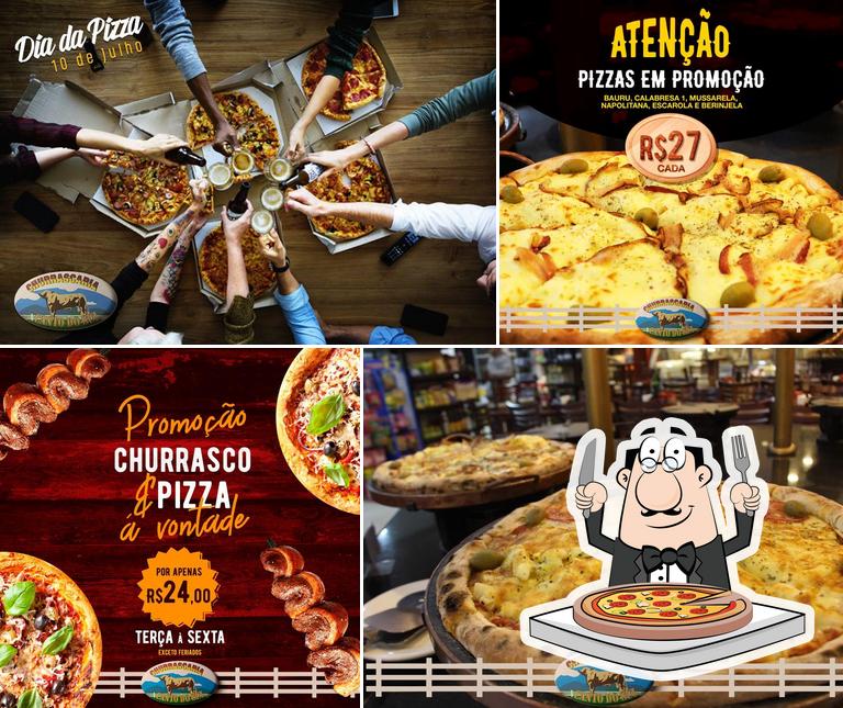 Order pizza at Churrascaria Canto do Sul