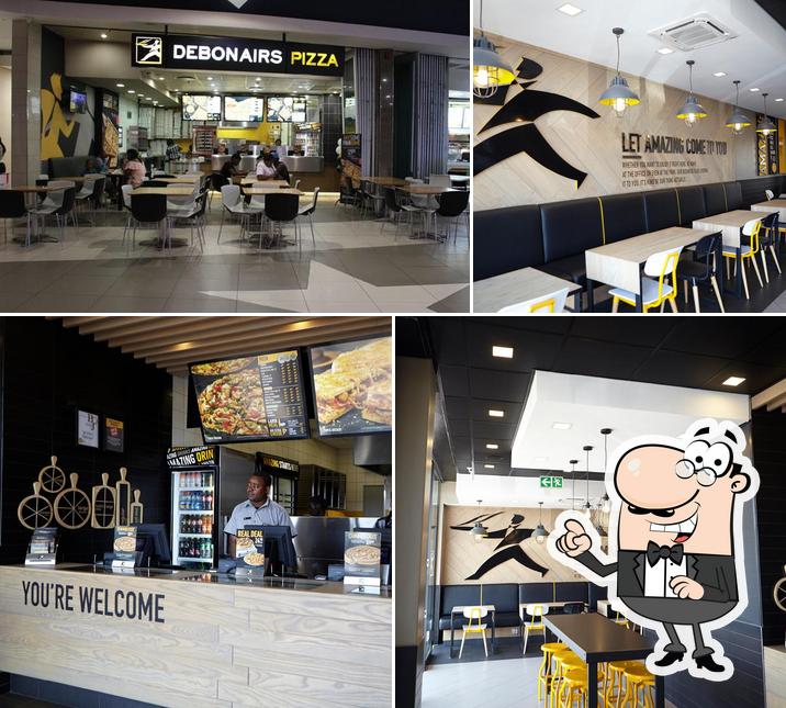 L'intérieur de Debonairs Pizza