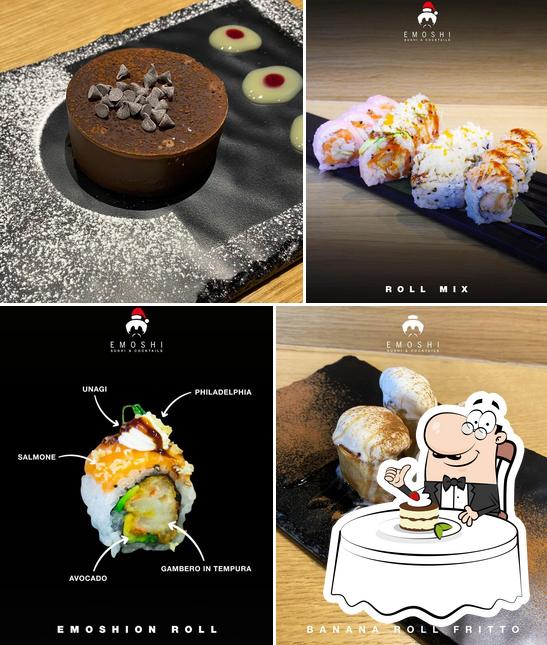 SA Sushi & Pokè - Pascoli serve un'ampia varietà di dolci