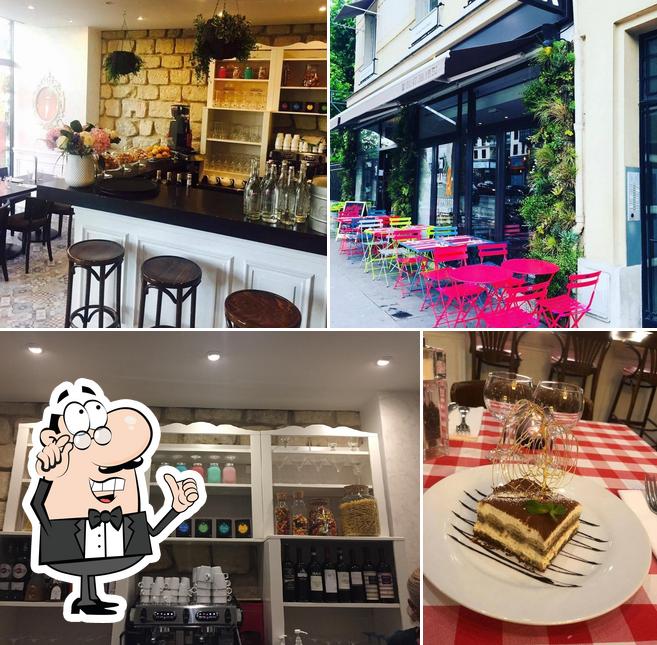 Installez-vous à l'une des tables de LA TRATTORIA IN PARADISO Restaurant&Pizerria Neuilly sur seine