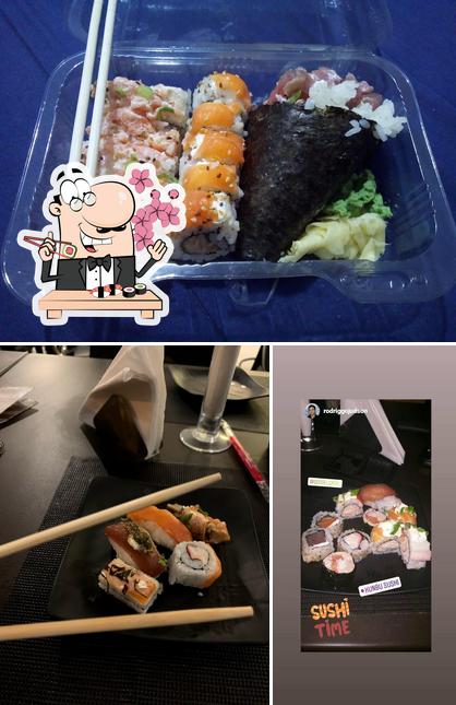 Experimente diversas opções de sushi