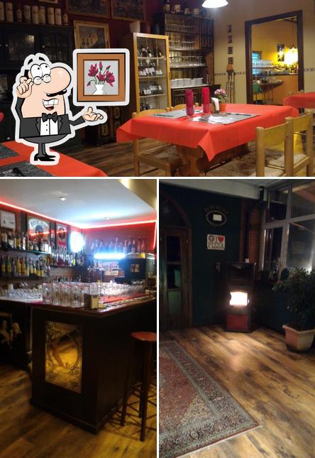 L'intérieur de Pizzeria La Tavernetta