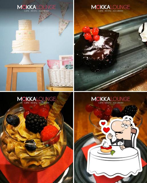 Mokka Lounge tiene gran variedad de dulces