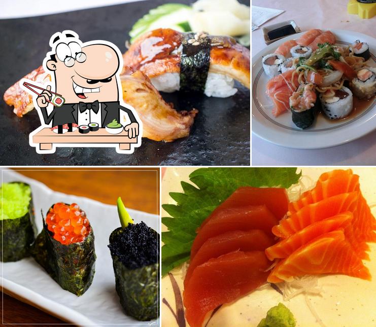 Experimente diversas opções de sushi