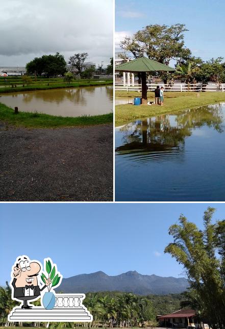 Veja imagens do exterior do Pesqueiro Alvorada *Cantinho do aconchego*