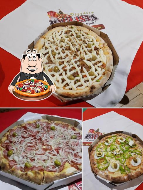 Escolha diversos tipos de pizza