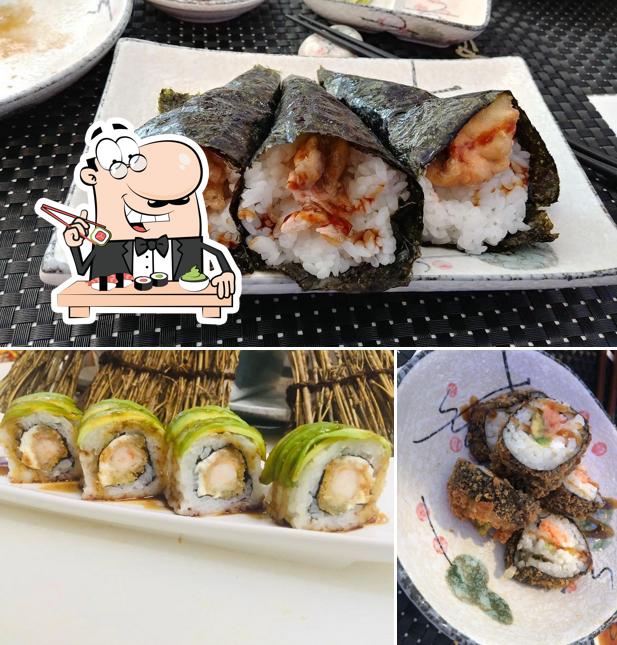 Prova le diverse opzioni di sushi