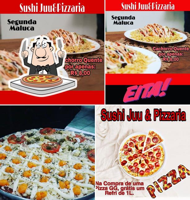 Consiga pizza no Pizzariaesushijuu