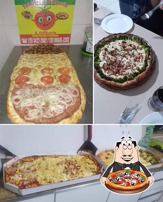 Consiga pizza no Tomatelli Pizzaria
