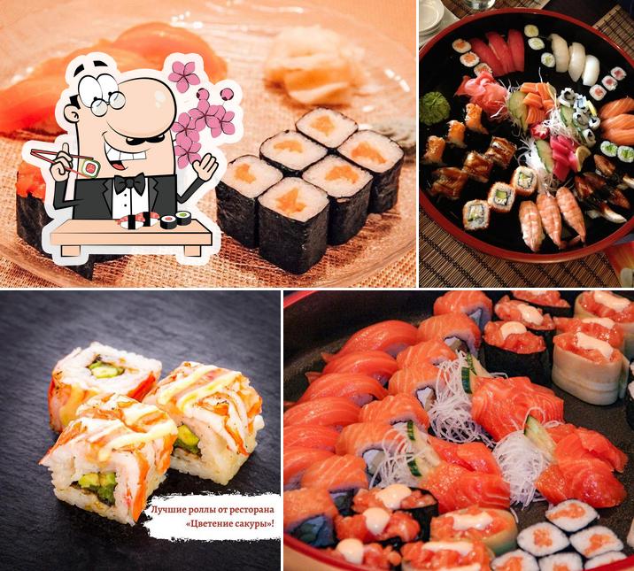 Essayez de nombreuses options de sushi