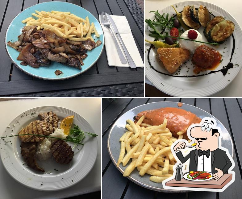 Essen im Restaurant Zorbas