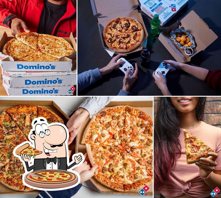 В "Domino's Pizza" вы можете заказать пиццу