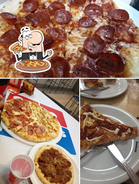 Consiga pizza no Domino's Pizza