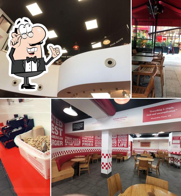 L'intérieur de Five Guys