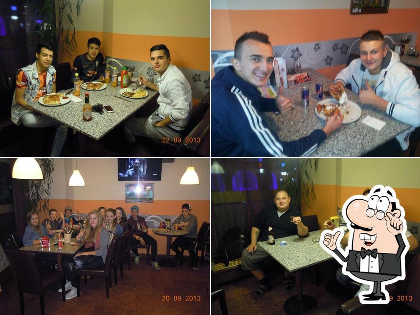 Installez-vous à l'une des tables de Gusto Ried