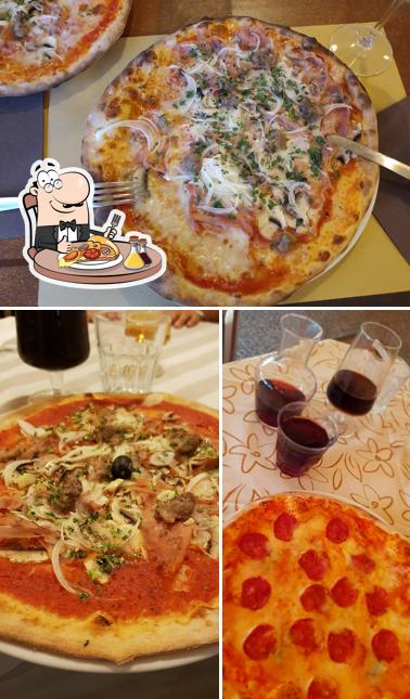 A Pizzeria Tavola Calda La Baita, puoi assaggiare una bella pizza