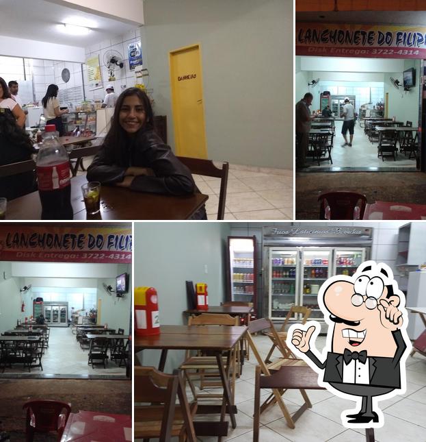 O interior do Lanchonete e Pizzaria Du Filipi