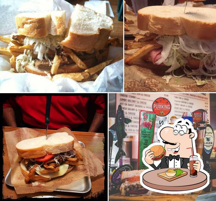 Order a burger at Primanti Bros. Restaurant and Bar