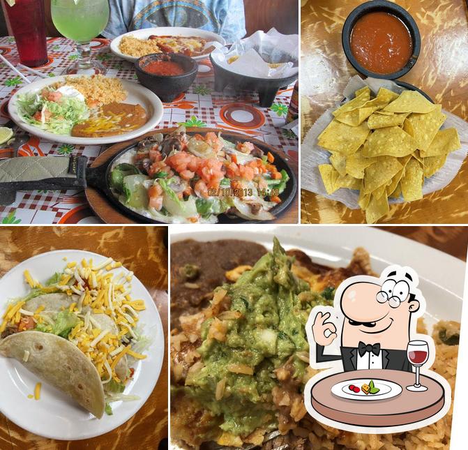 Food at Cazadores Mexican Restaurant