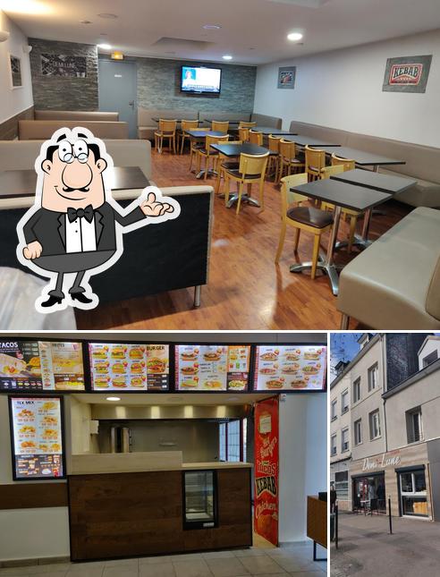 L'intérieur de Demi Lune kebab