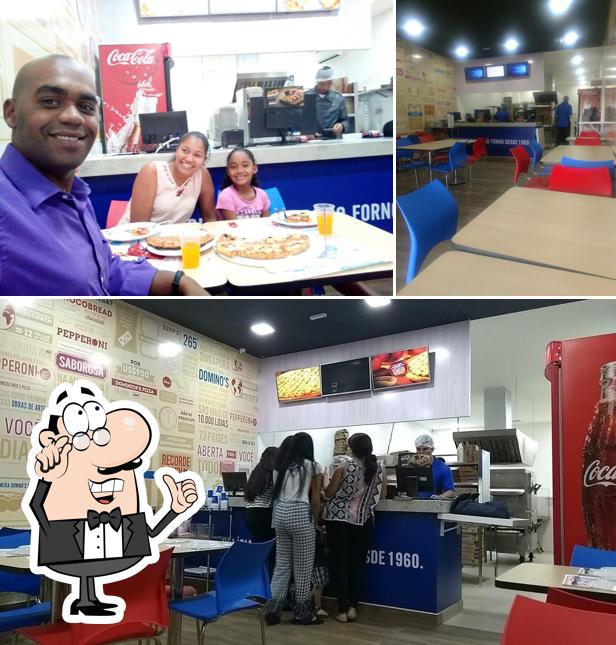 O interior do Domino's Pizza - Sobradinho