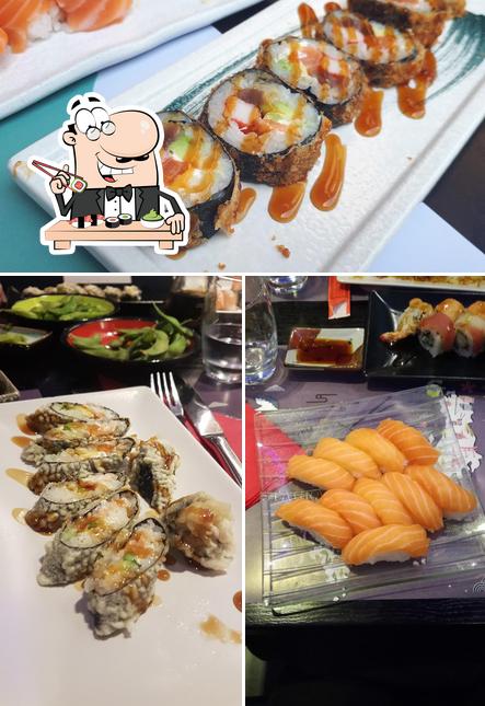 Prova le diverse opzioni di sushi