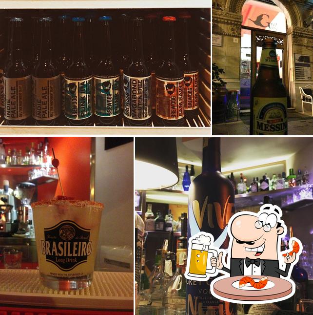 Puoi goderti un rinfrescante bicchiere di birra chiara o scura