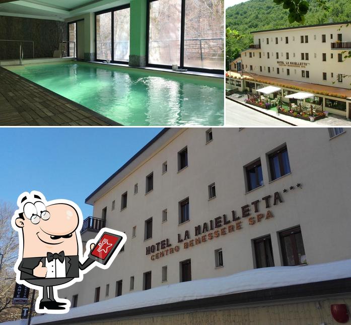 Gli esterni di Hotel La Maielletta