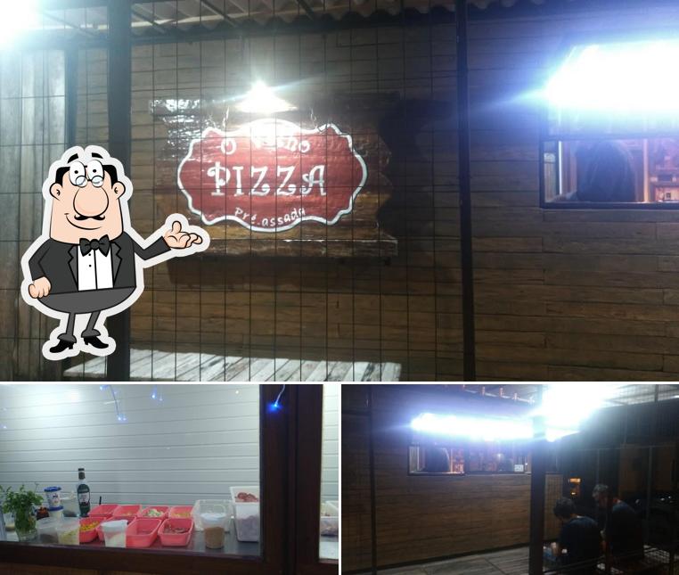 O interior do O Velho Pizza