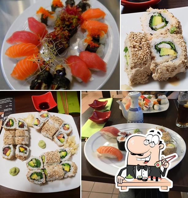 Les sushi sont disponibles à Oishi Sushi Club Bergisch-Gladbach