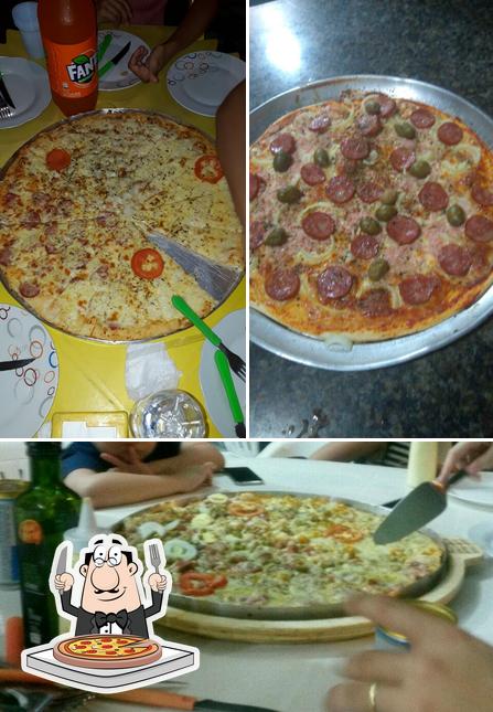 Experimente pizza no Pizarria Stª Rita