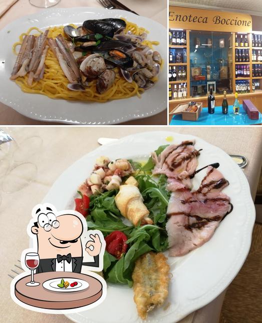 Guarda la foto che raffigura la cibo e vino di Ristorante - Enoteca Boccione Di Enzo Del Vescovo