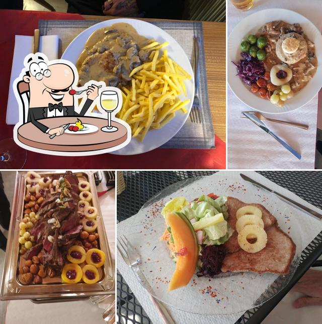 Platti al Restaurant Rössli Hasli