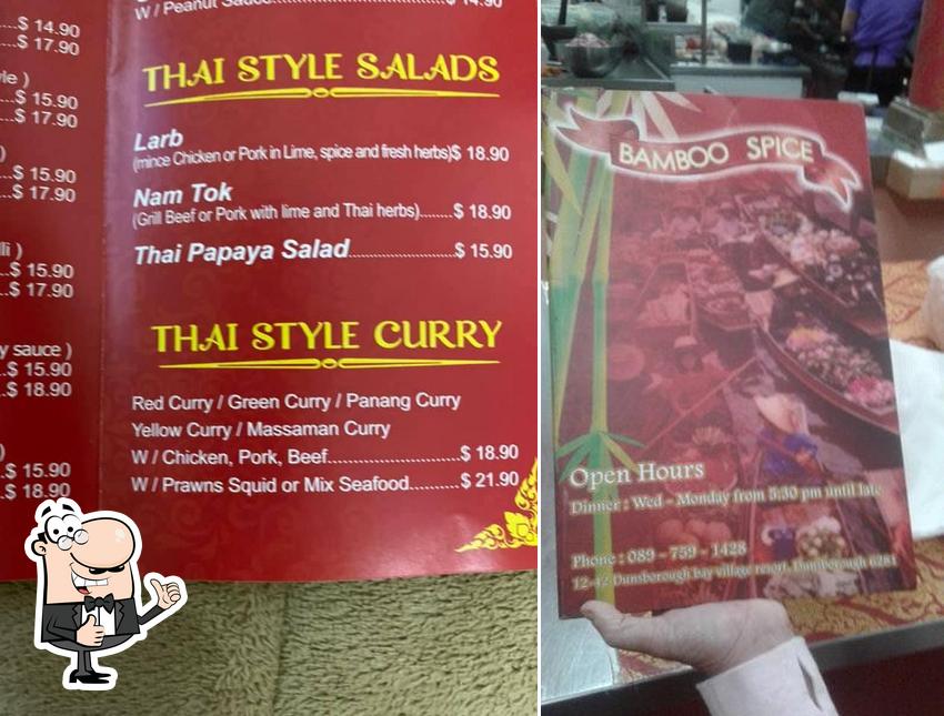 Thai Papaya Takeaway, 2 Dunsborough Pl in Dunsborough Restaurant menu