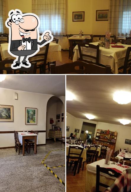 Gli interni di Trattoria Alla Pineta