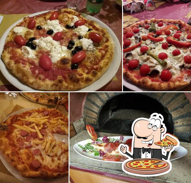 Prenditi una pizza a Trattoria Pizzeria Bar Alla stazione