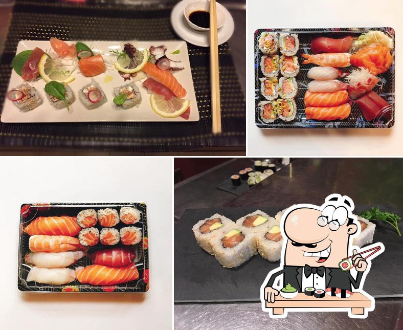 Ordina le diverse opzioni di sushi