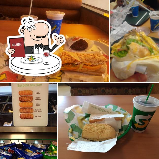 Comida em Subway