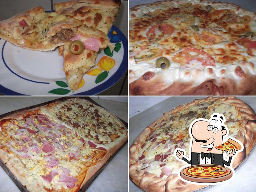 Consiga diferentes variedades de pizza