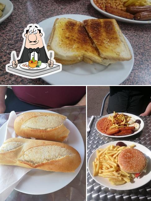 Food at The Beano Cafe