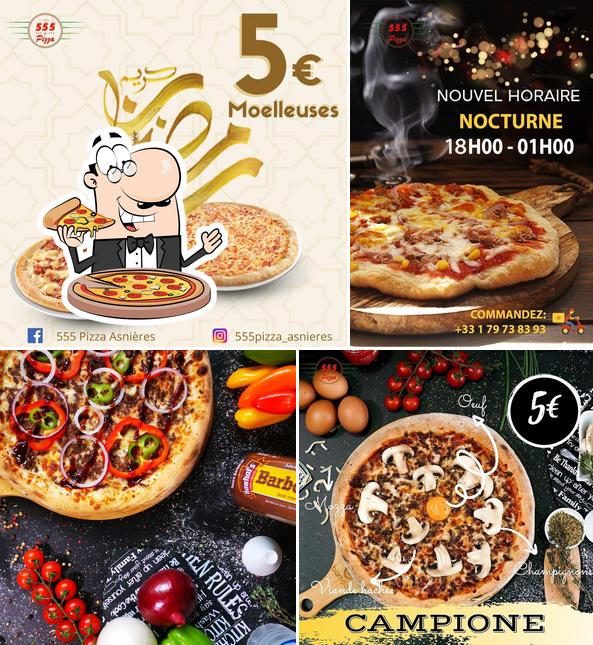 Commandez des pizzas à 555 PIZZA