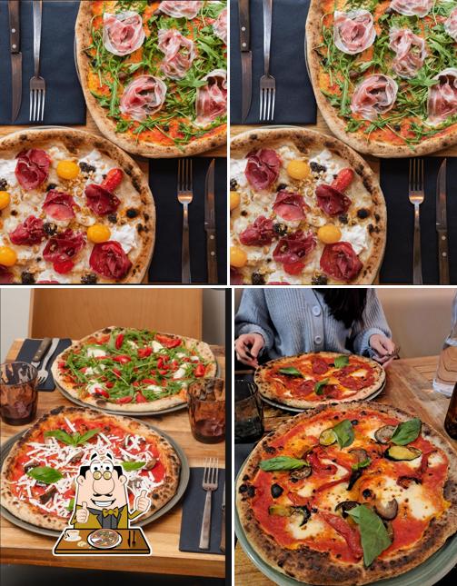 Essayez des pizzas à Arrivederci Pizzeria